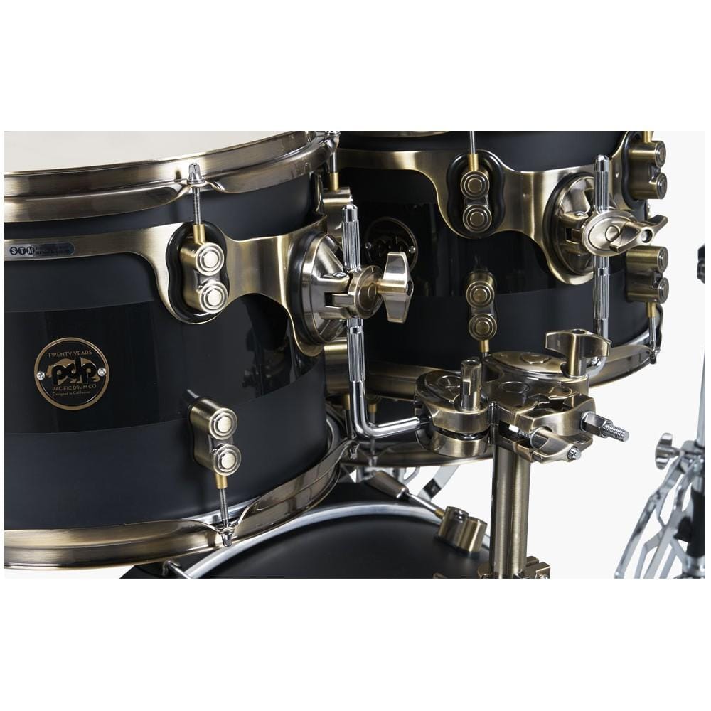 dw drum workshop acoustic drum kits dw drum workshop pdlt221420th pdp 4-piece 20th anniversary acoustic drum set