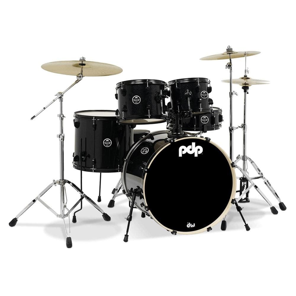 dw drum workshop acoustic drum kits dw drum workshop pdp 5-piece mainstage acoustic drum set with hardware    