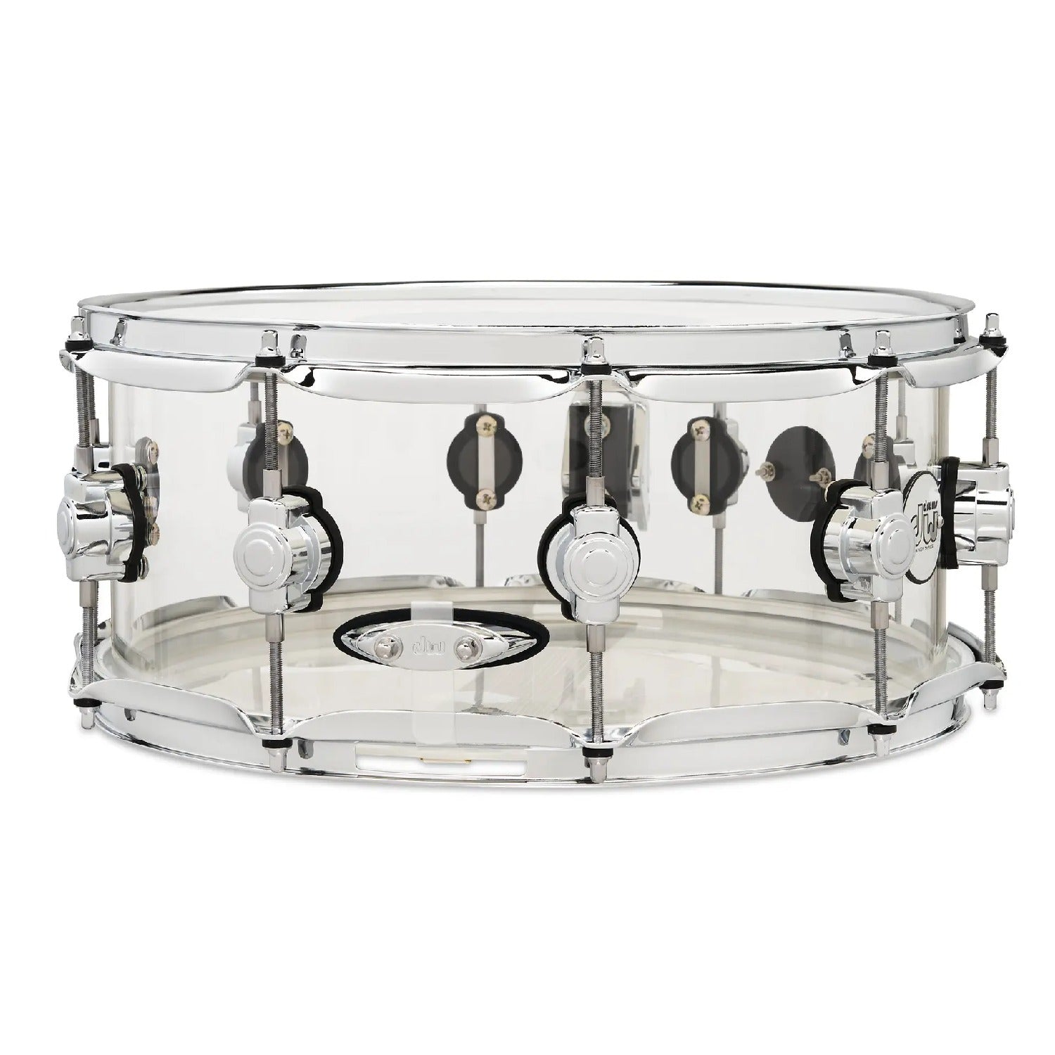 DW Drum Workshop Snare Drums DW Drum Workshop DDAC0614SSCL 6x14"Design Series Acrylic Snare Drum