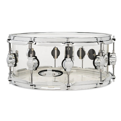 DW Drum Workshop Snare Drums DW Drum Workshop DDAC0614SSCL 6x14"Design Series Acrylic Snare Drum