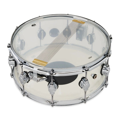 DW Drum Workshop Snare Drums DW Drum Workshop DDAC0614SSCL 6x14"Design Series Acrylic Snare Drum