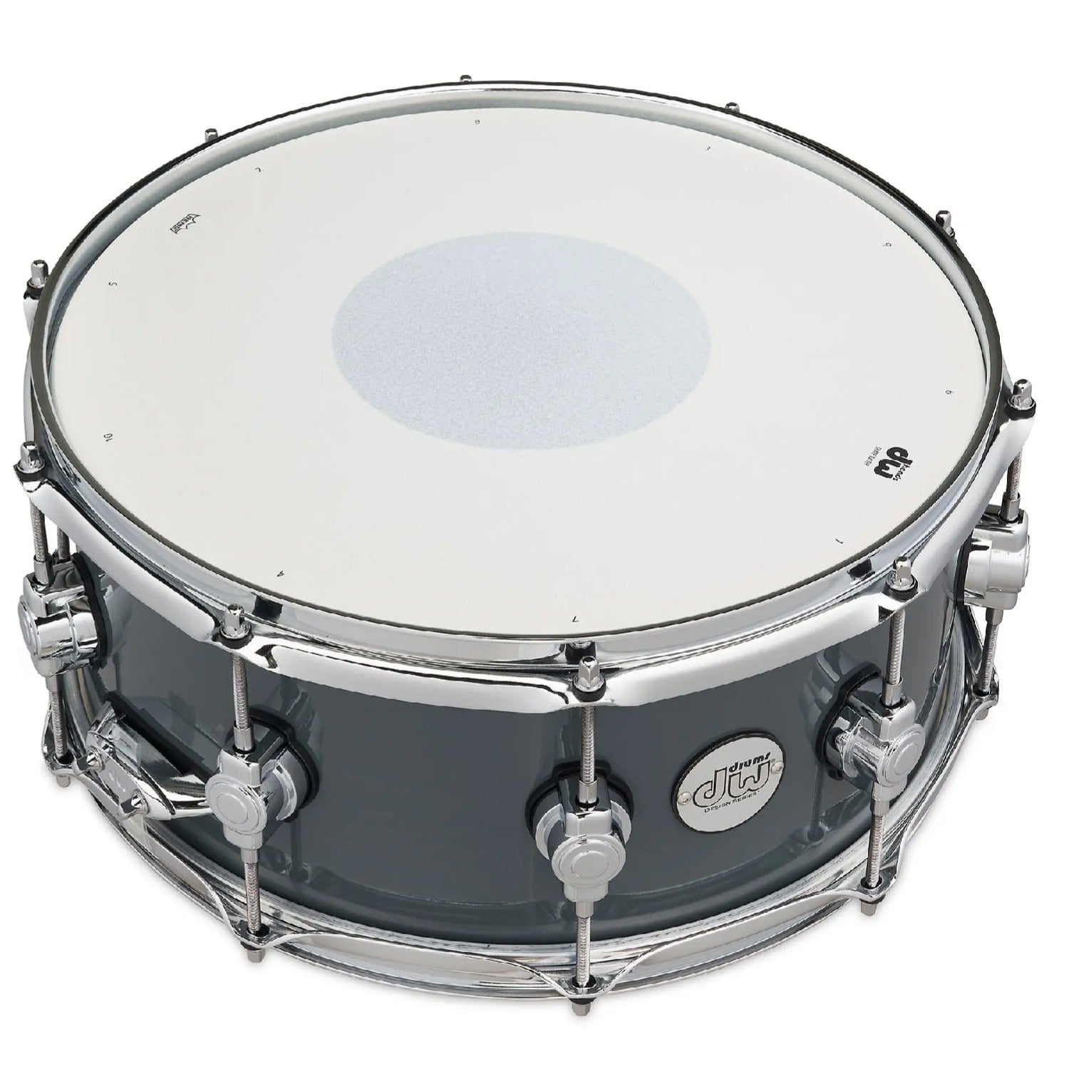 Dw Drum Workshop Snare Drums Dw Drum Workshop DDLG 0614 6x14 Design Series Maple Snare Drum #color_steel-gray-gloss-lacquer