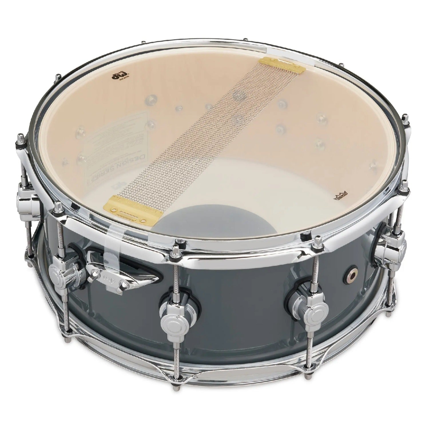 Dw Drum Workshop Snare Drums Dw Drum Workshop DDLG 0614 6x14 Design Series Maple Snare Drum #color_steel-gray-gloss-lacquer