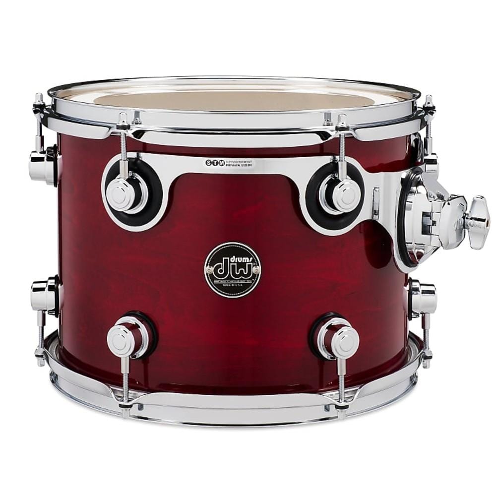 dw drum workshop tom-toms dw drum workshop drpl0912stcs 9x12 inch performance series tom drum- cherry stain