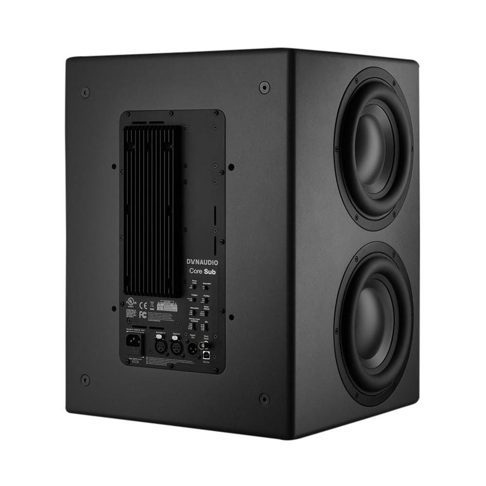 dynaudio subwoofers dynaudio core sub 9 inch powered studio subwoofer