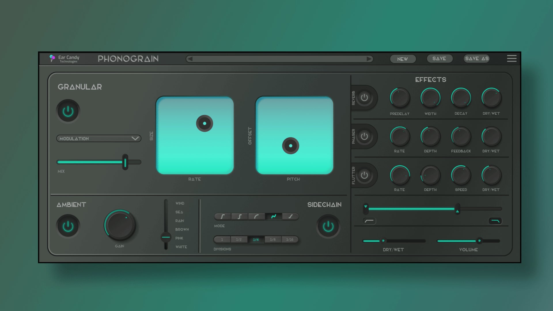 EAR CANDY Virtual Processors Ear Candy Phonograin Plug-in