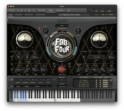 EastWest Virtual Instruments EastWest FAB FOUR: Rock Instrument Bundle – Professional Audio Software & Plugin