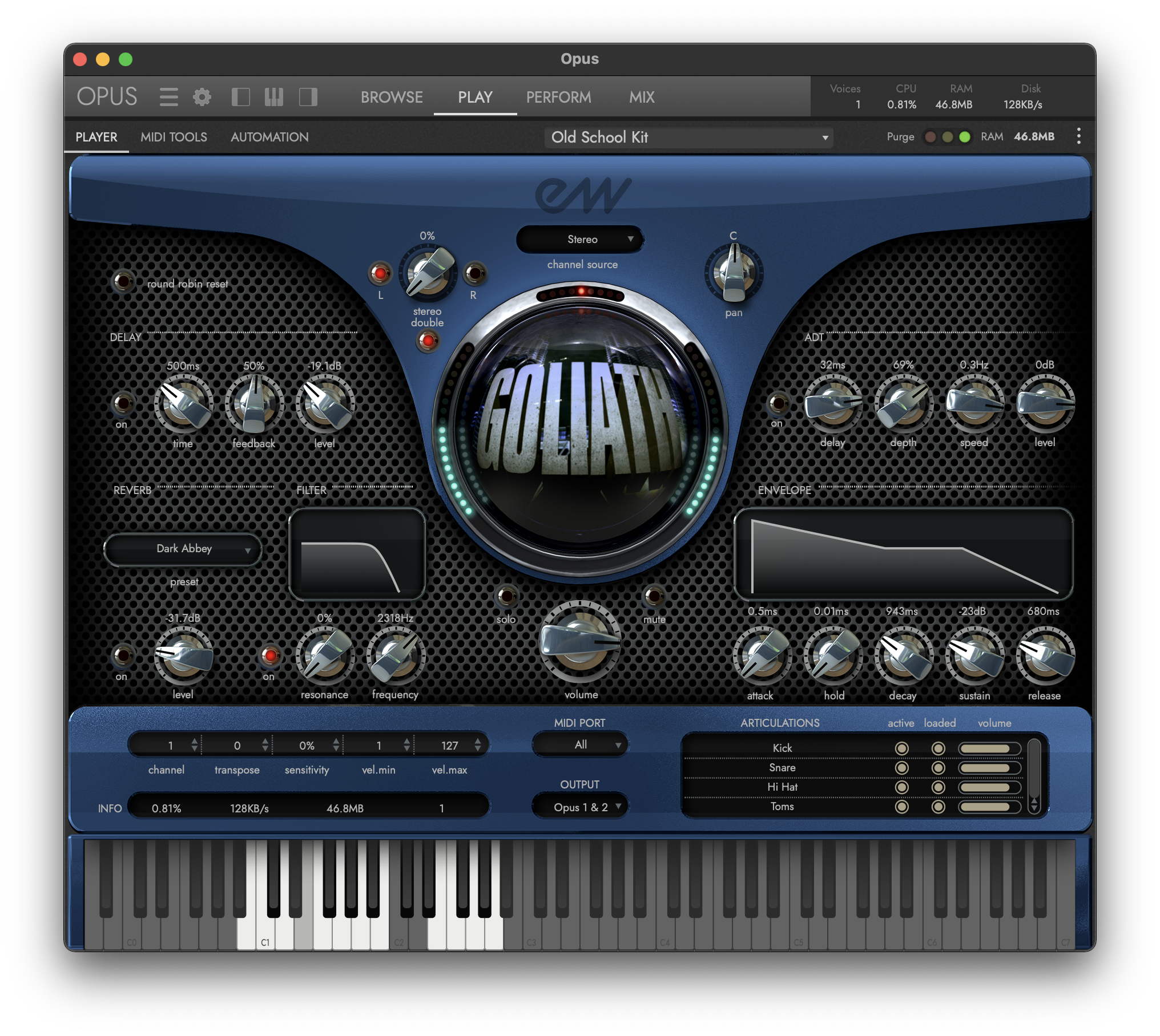 EastWest Virtual Instruments EastWest GOLIATH: Instrument Bundle – Professional Audio Software & Plugin