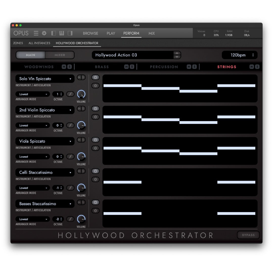 EastWest Virtual Instruments EastWest Hollywood Orchestra Opus Edition Diamond Orchestral Sample Library Bundle
