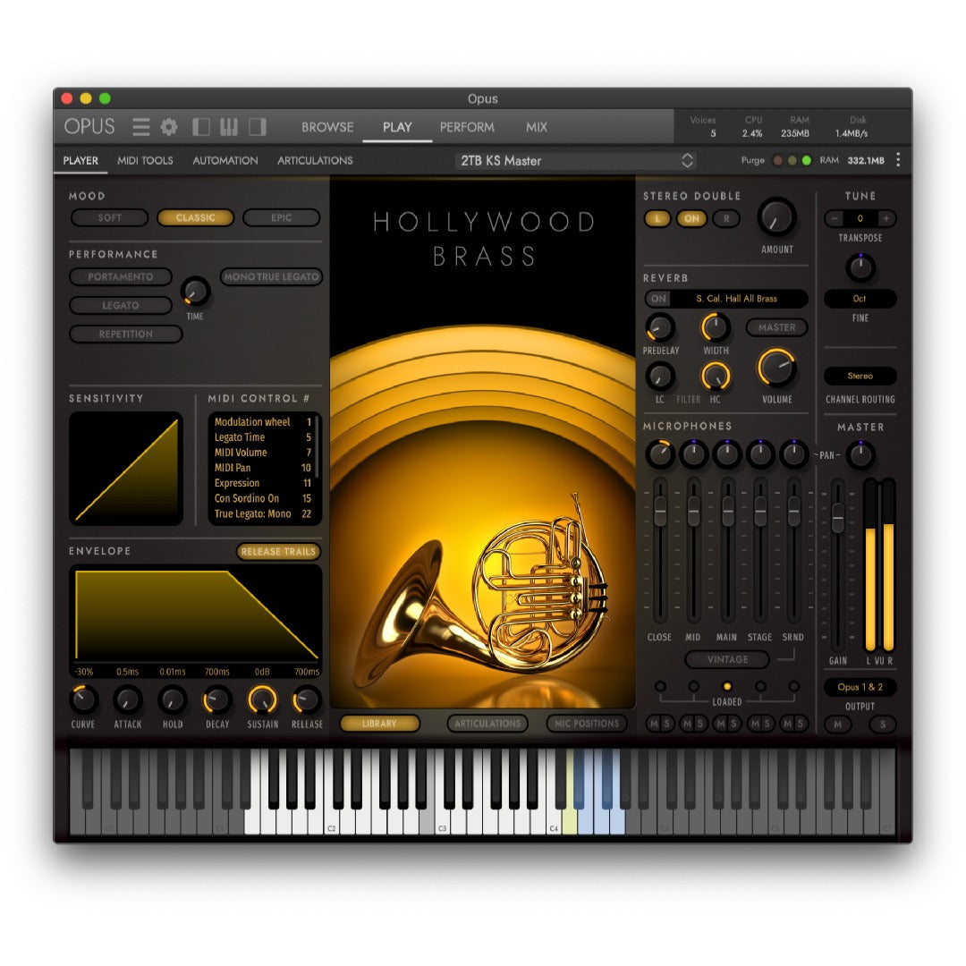 EastWest Virtual Instruments EastWest Hollywood Orchestra Opus Edition Diamond Orchestral Sample Library Bundle