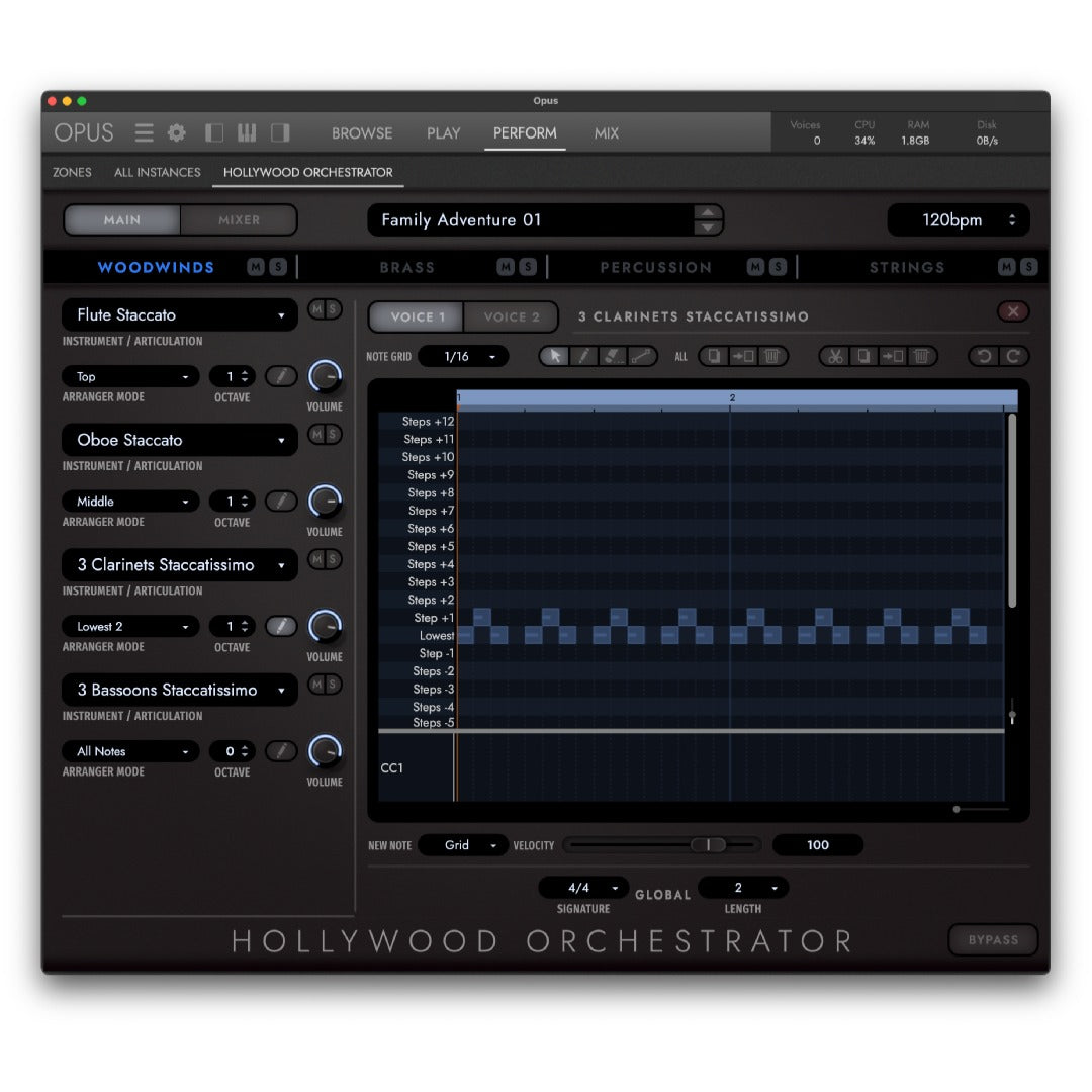 EastWest Virtual Instruments EastWest Hollywood Orchestra Opus Edition Diamond Orchestral Sample Library Bundle