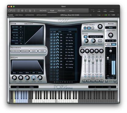 EastWest Virtual Instruments EastWest HOLLYWOOD POP BRASS: Brass Instrument Bundle – Professional Audio Software & Plugin