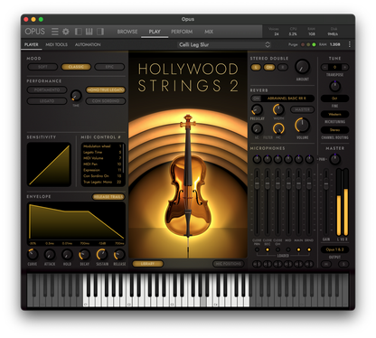 EastWest Virtual Instruments EastWest HOLLYWOOD STRINGS 2 Instrument Bundle – Professional Audio Software & Plugin