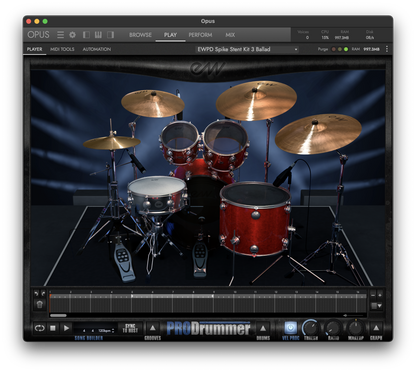 EastWest Virtual Instruments EastWest PRODRUMMER 1 - Mark "Spike" Stent: Drum Machine Plugin