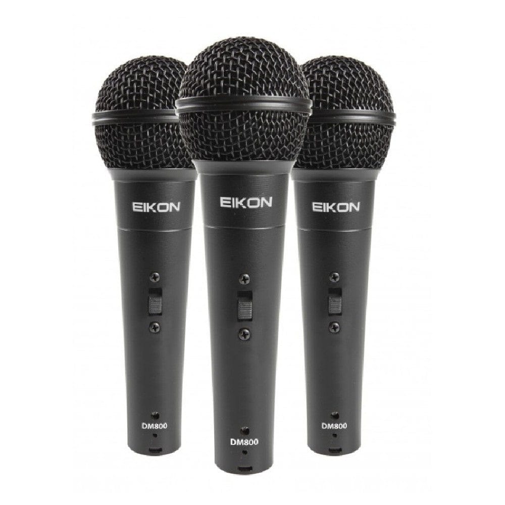 Eikon Dynamic Microphones Black Eikon DM800KIT Dynamic Microphones Kit
