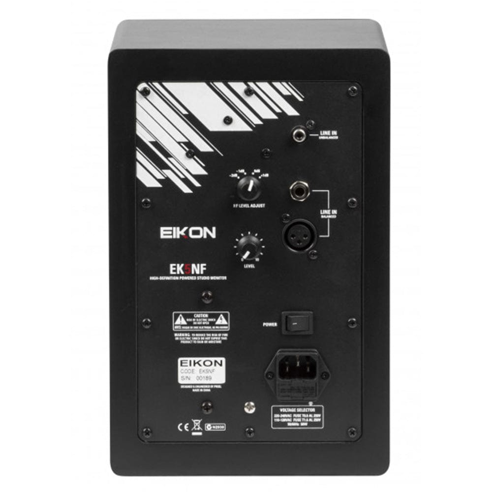 eikon monitor speakers eikon ek5nf 5” near field studio monitor speaker - single