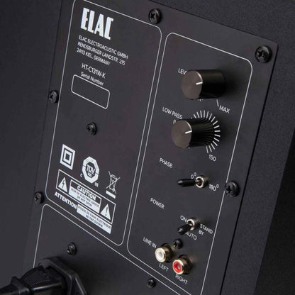 elac home theater systems elac cinema 5 set 5.1 channel home theater speaker system- black