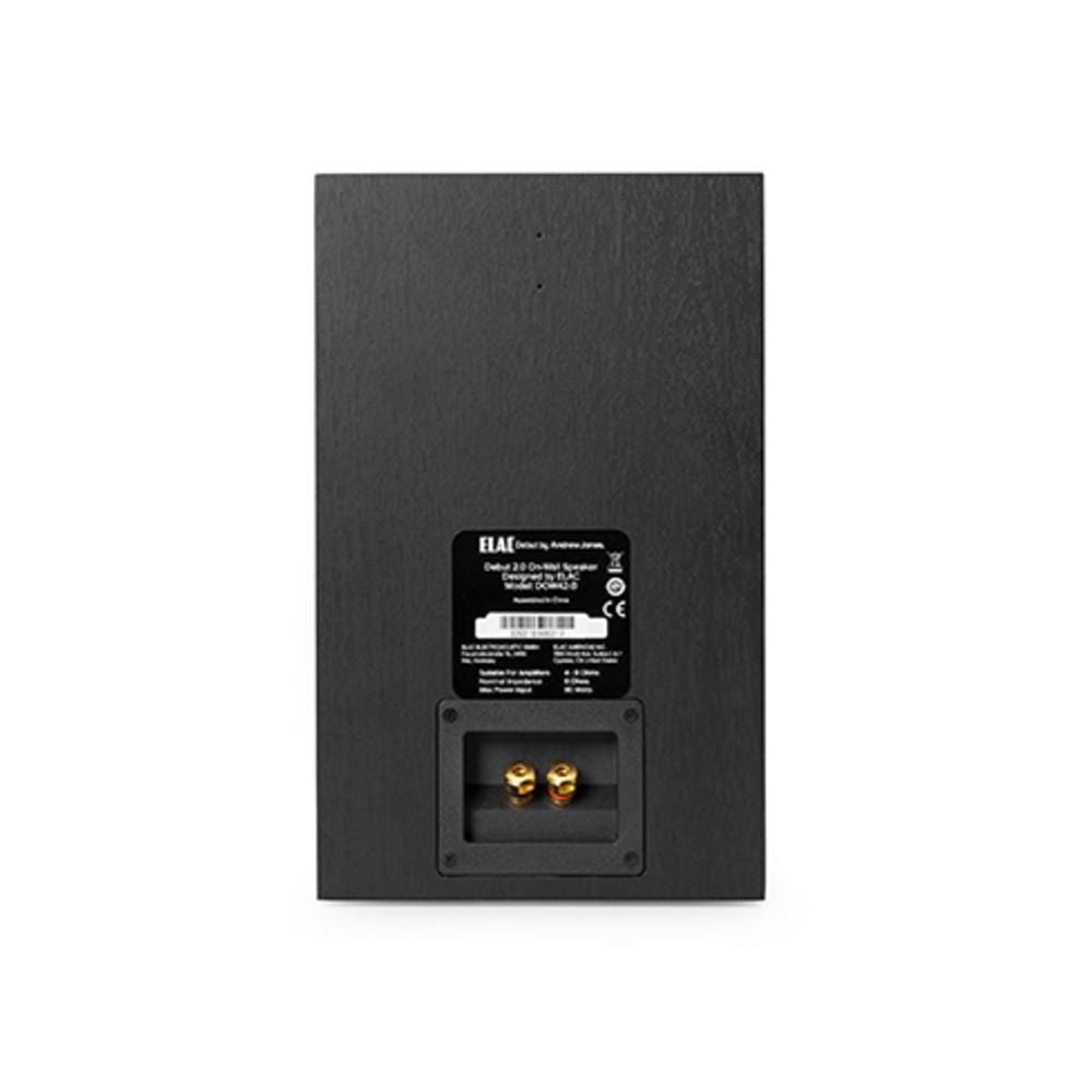 elac monitor, speaker & subwoofer parts elac debut ow4.2 2.0 on-wall speakers- pair- black