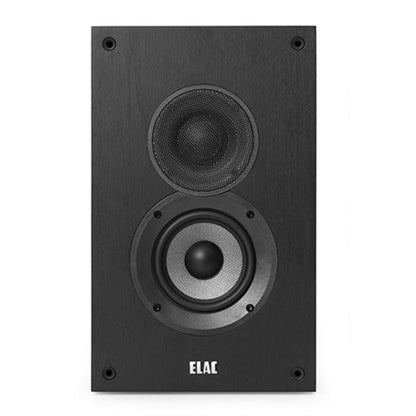 elac monitor, speaker & subwoofer parts elac debut ow4.2 2.0 on-wall speakers- pair- black