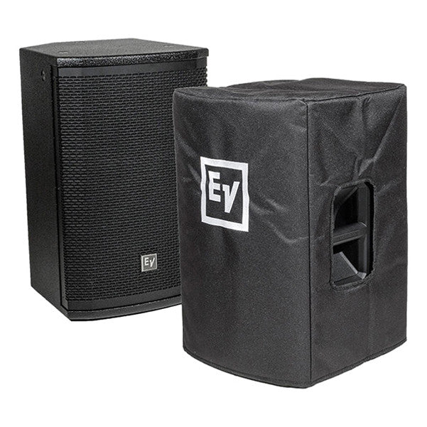 electro-voice speaker cases and covers electro-voice etx-10p-cvr padded speaker cover - black with ev logo