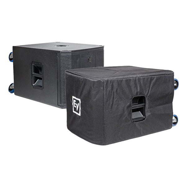 electro-voice speaker cases and covers electro-voice etx-18sp-cvr padded speaker cover - black with ev logo