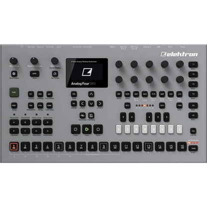 elektron synthesizers elektron analog four mkii synthesizer