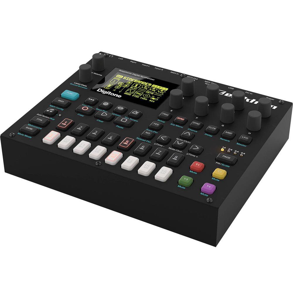 elektron synthesizers elektron digitone 8-voice digital synthesizer and sequencer