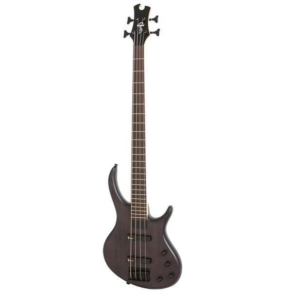 epiphone bass guitars trans black epihpone tobias toby deluxe iv 4-string electric bass guitar   #color_trans-black