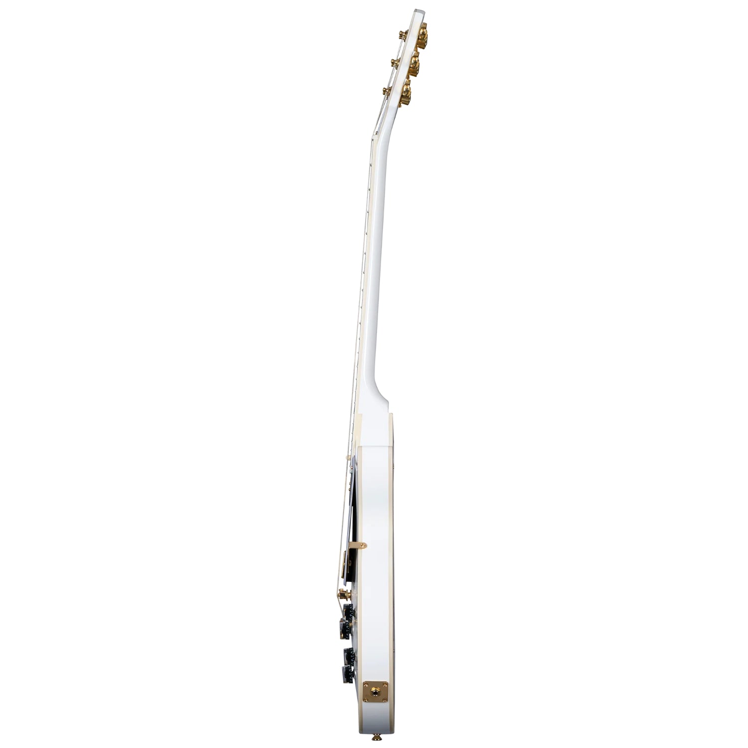 Epiphone Electric Guitars Alpine White Epiphone Les Paul Custom 6 String Electric Guitar - Alpine White