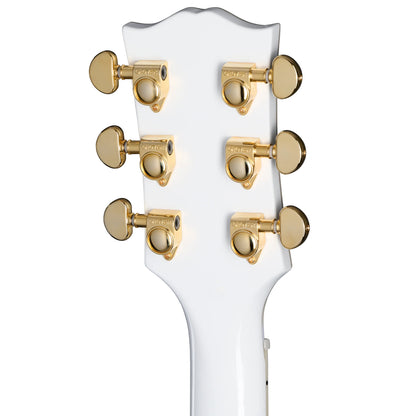 Epiphone Electric Guitars Alpine White Epiphone Les Paul Custom 6 String Electric Guitar - Alpine White