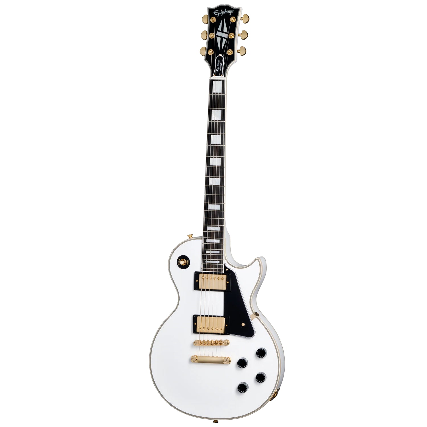 ギター Epiphone Les Paul Custom Epiphone Les Paul Custom 6 String Electric Guitar - Alpine White