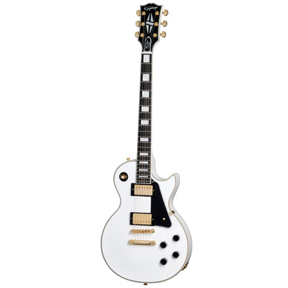 Epiphone Electric Guitars Alpine White Epiphone Les Paul Custom 6 String Electric Guitar - Alpine White