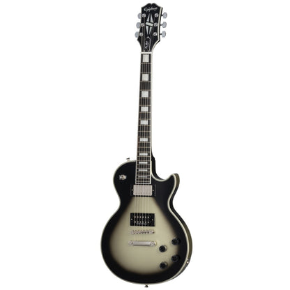 Epiphone Electric Guitars Antique Silverburst Epiphone Adam Jones Les Paul Custom Art Korin Faught’s Sensation 6 String Electric Guitar