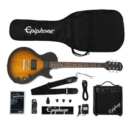 Epiphone Electric Guitars Bundles Vintage Sunburst Epiphone Les Paul Electric Guitar Player Pack