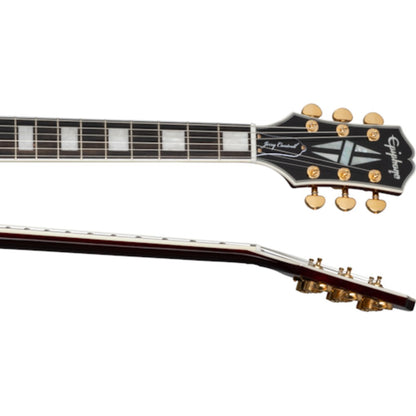 Epiphone Electric Guitars Dark Wine Red Epiphone Jerry Cantrell Wino Les Paul Custom 6 String Electric Guitar