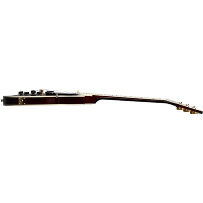 Epiphone Electric Guitars Dark Wine Red Epiphone Jerry Cantrell Wino Les Paul Custom 6 String Electric Guitar