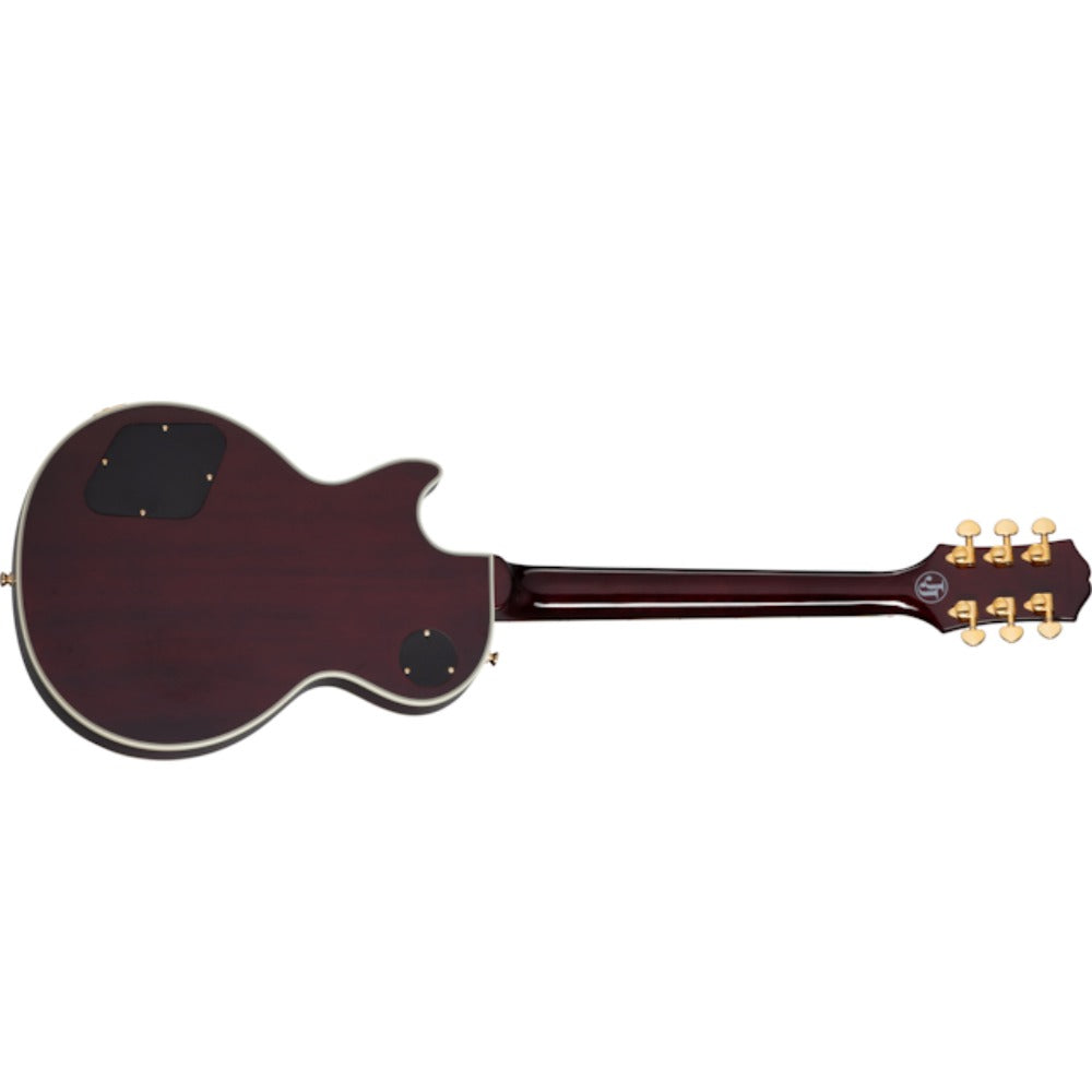 Epiphone Electric Guitars Dark Wine Red Epiphone Jerry Cantrell Wino Les Paul Custom 6 String Electric Guitar