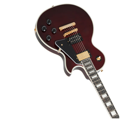 Epiphone Electric Guitars Dark Wine Red Epiphone Jerry Cantrell Wino Les Paul Custom 6 String Electric Guitar