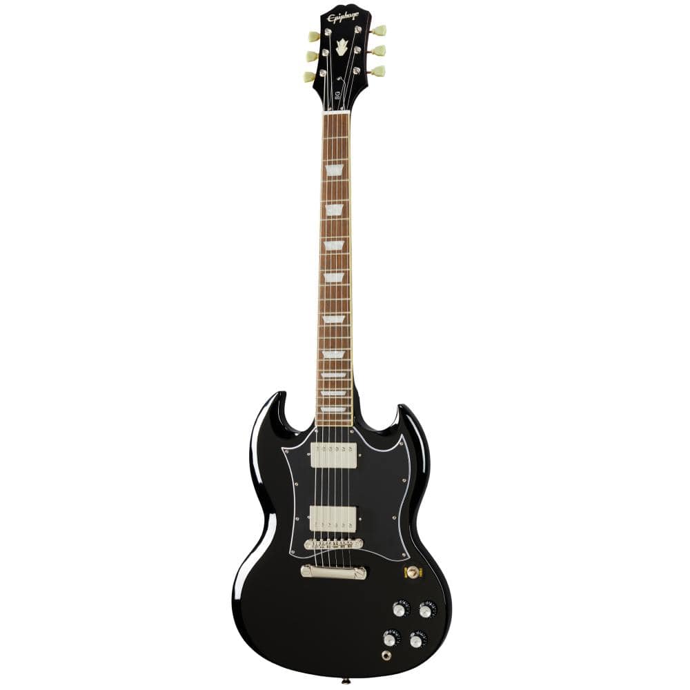 Epiphone Electric Guitars Ebony Epiphone SG Standard 6 String Electric Guitar