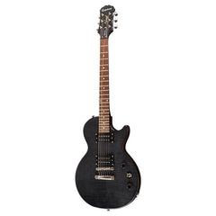 Epiphone Electric Guitars Transparent Black Epiphone Les Paul Special II Plus Top Limited Edition Electric Guitar
