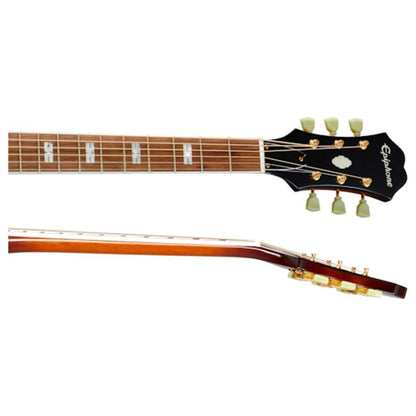 epiphone electro acoustic guitars epiphone masterbilt frontier 6-strings electro acoustic guitar - iced tea aged gloss