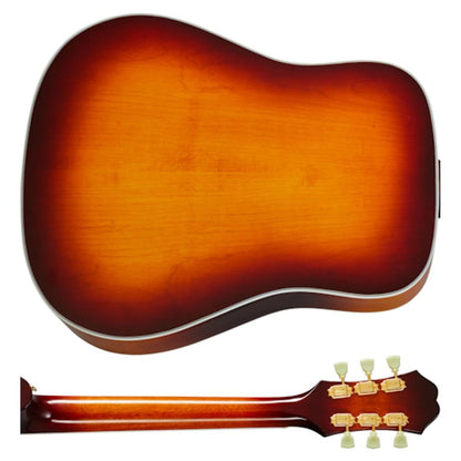 epiphone electro acoustic guitars epiphone masterbilt frontier 6-strings electro acoustic guitar - iced tea aged gloss