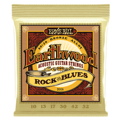 Ernie Ball Acoustic Guitar Strings Ernie Ball 2008 Rock and Blues Earthwood Bronze Acoustic String, 80/20