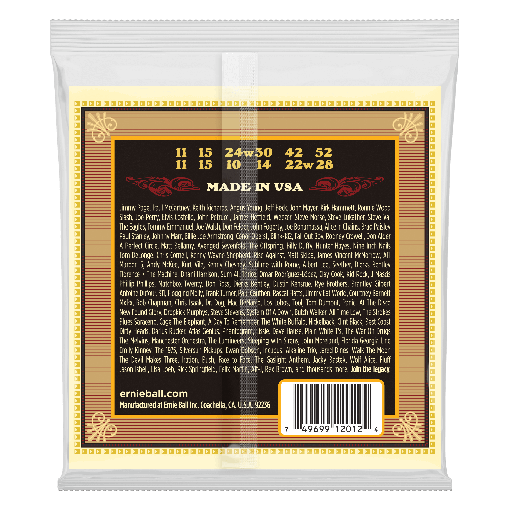 ernie ball acoustic guitar strings ernie ball 2012 earthwood 80/20 bronze 12 acoustic strings medium