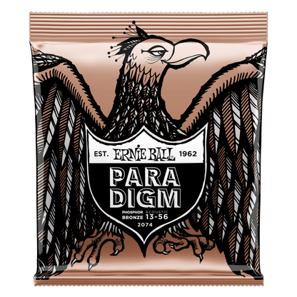 ernie ball acoustic guitar strings ernie ball 2074 paradigm medium phosphor bronze acoustic guitar strings 13-56 gauge