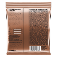 Ernie Ball Acoustic Guitar Strings Ernie Ball 2076 Phosphor Bronze Paradigm Acoustic, Medium
