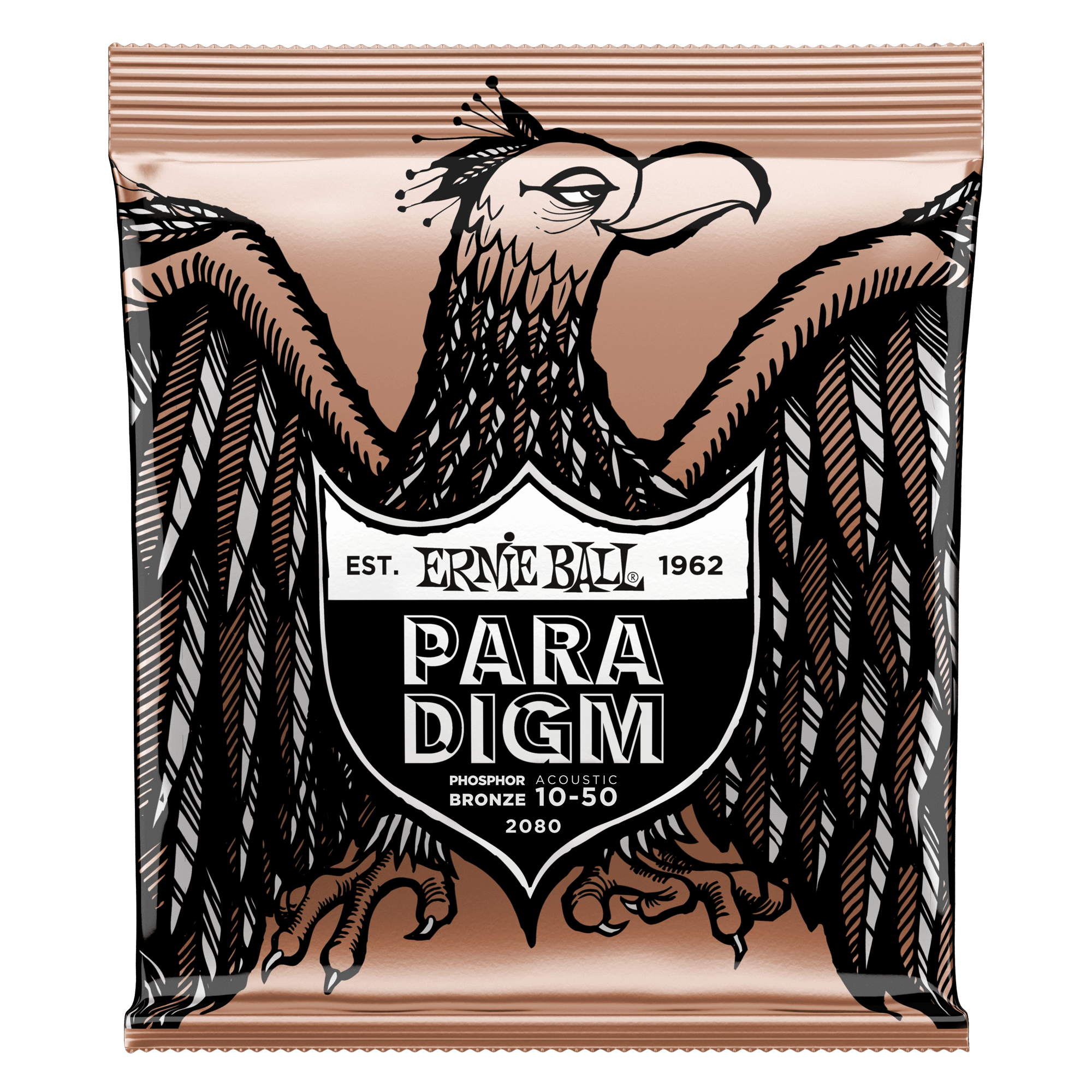 Ernie Ball Acoustic Guitar Strings Ernie Ball 2080 Paradigm Extra Light Phosphor Bronze Acoustic Guitar Strings - 10-50