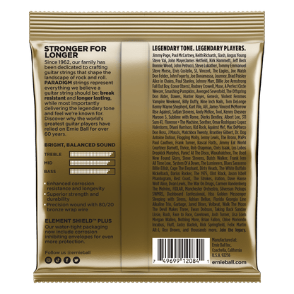 Ernie Ball Acoustic Guitar Strings Ernie Ball 2084 Paradigm Medium 80/20 Bronze Acoustic Guitar Strings - 13-56
