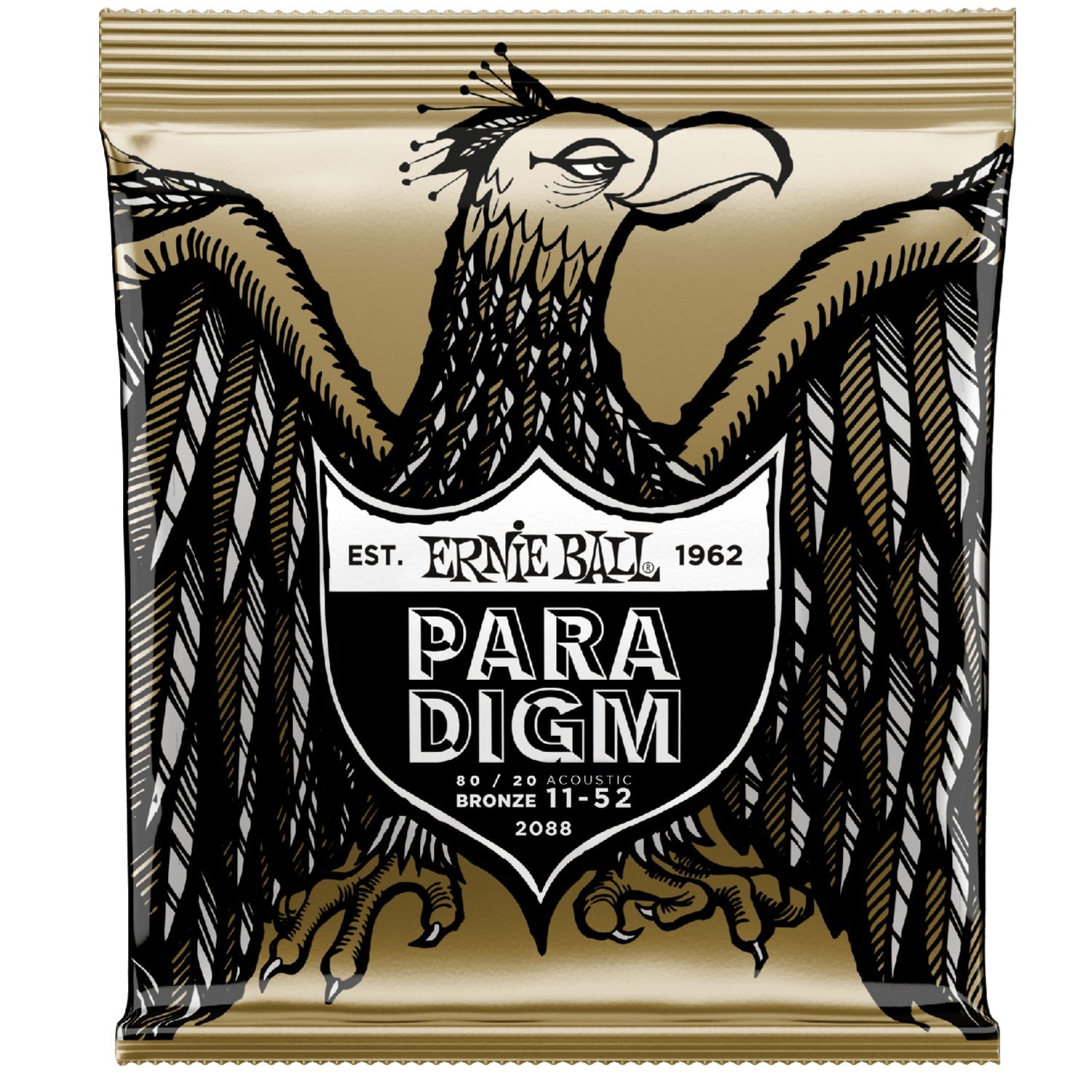 Ernie Ball Acoustic Guitar Strings Ernie Ball 2088 Paradigm 80/20 Bronze Acoustic Guitar Strings Light - 11-52