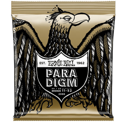 Ernie Ball Acoustic Guitar Strings Ernie Ball 2088 Paradigm 80/20 Bronze Acoustic Guitar Strings Light - 11-52